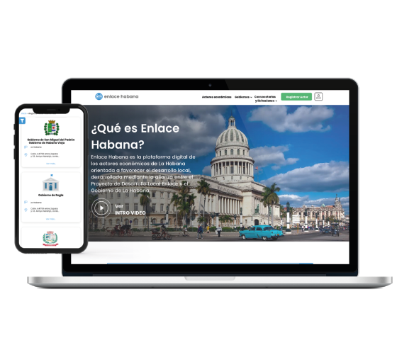 Plataforma de Gestión e intercambio entre todos los actores económicos de La Habana 